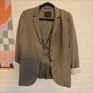 Aritzia grey blazer